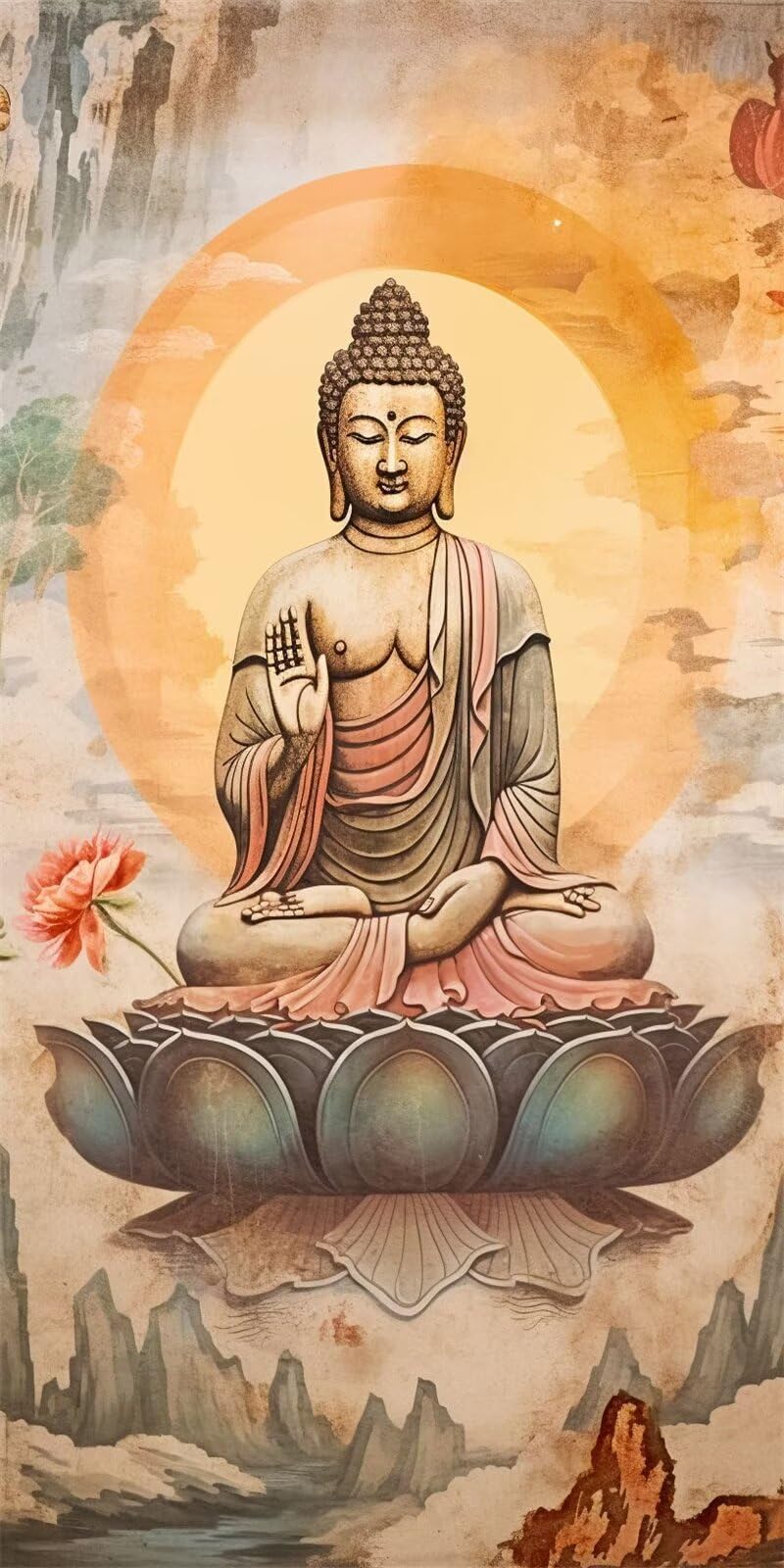 Amazon | ダイヤモンドアート キット 花 DIY ダイヤモンド塗装 手芸